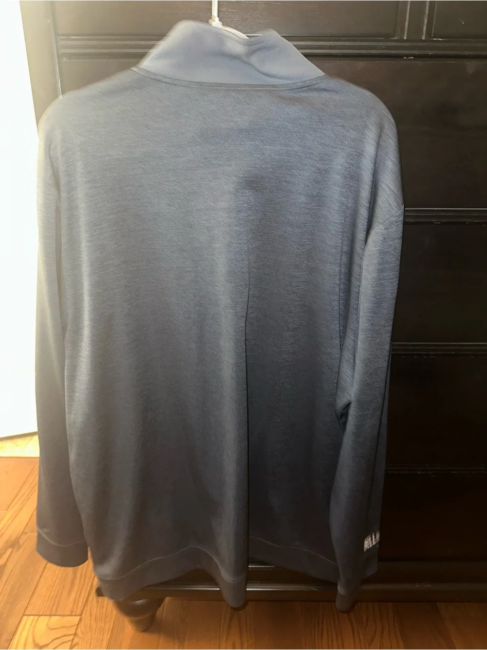 Men's Saint Louis University Two-Tone Navy Quarter-Zip Pullover Sweater